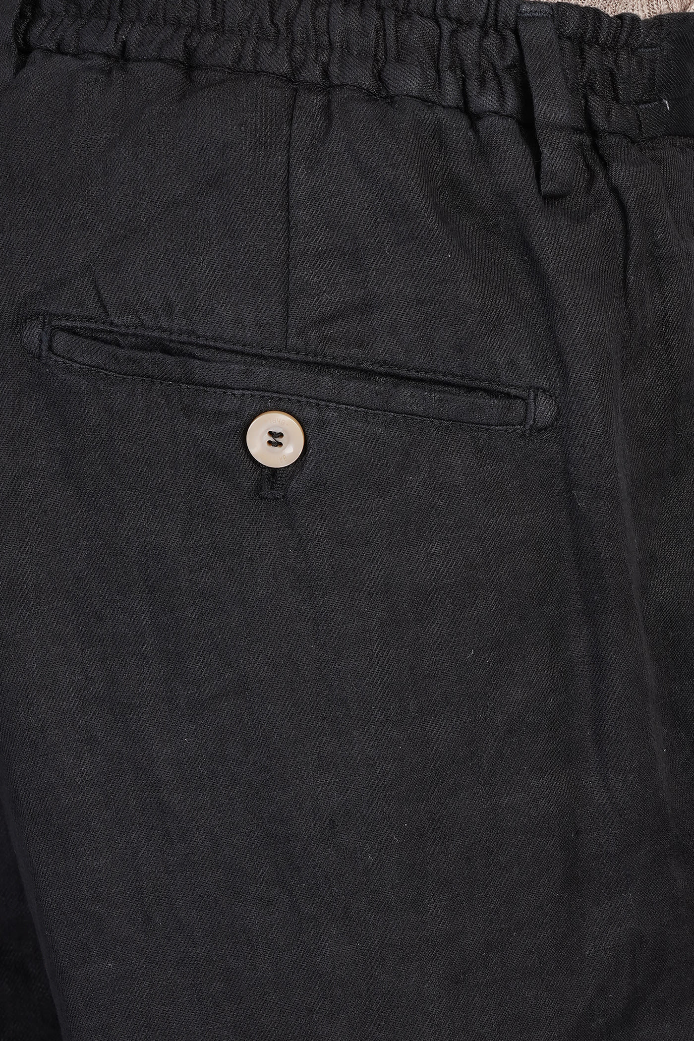 Briglia 1949 Coventv Pants In Black Linen In Black