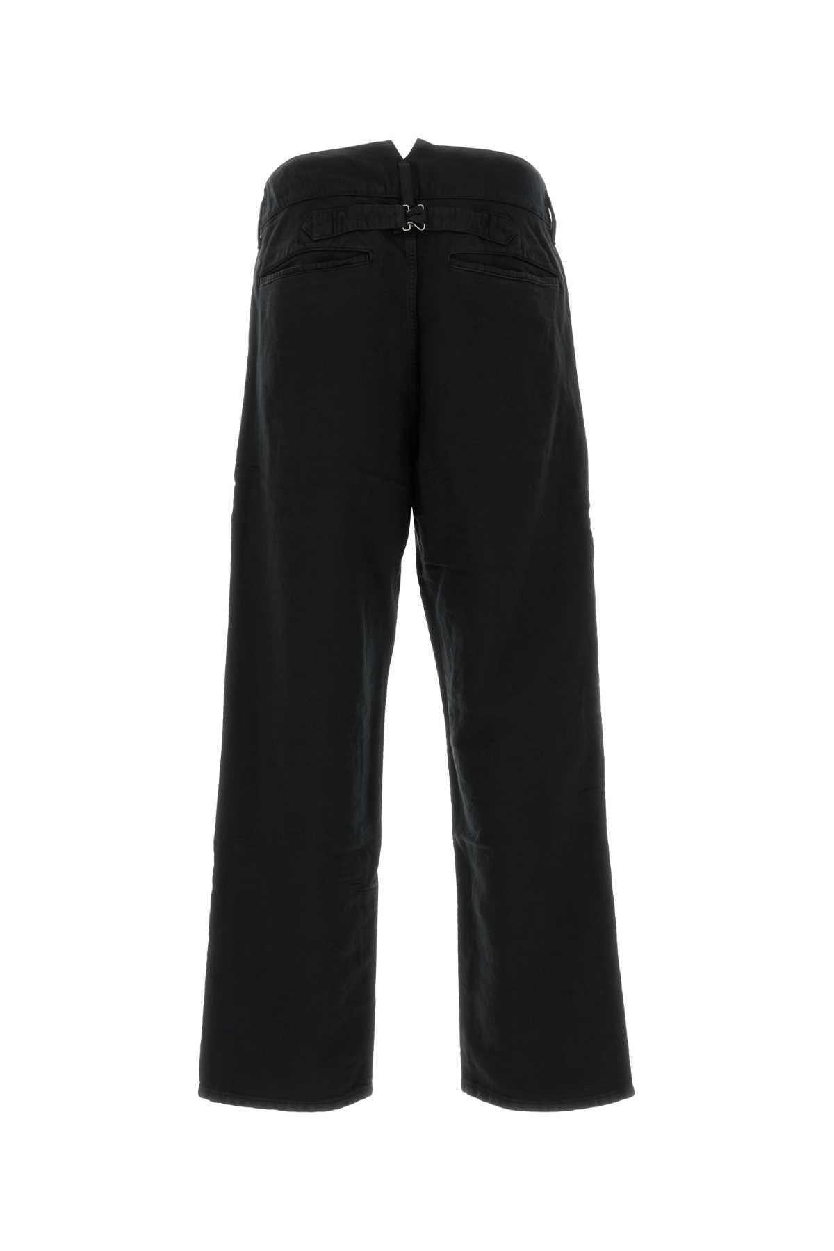 Visvim Tailored Wool Blend Trousers Featuring Pockets In Black
