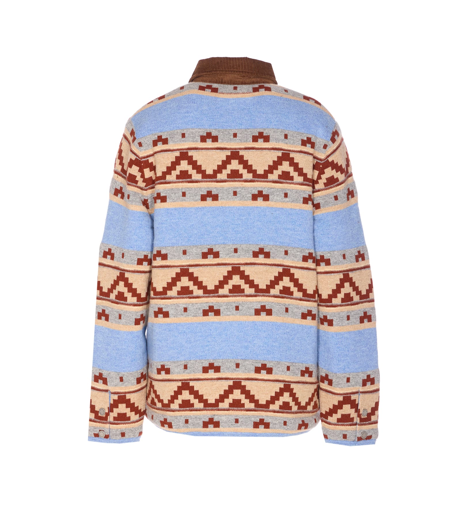 Guest In Residence Western Industry Quilted Wool And Cashmere-blend Jacket In Multi
