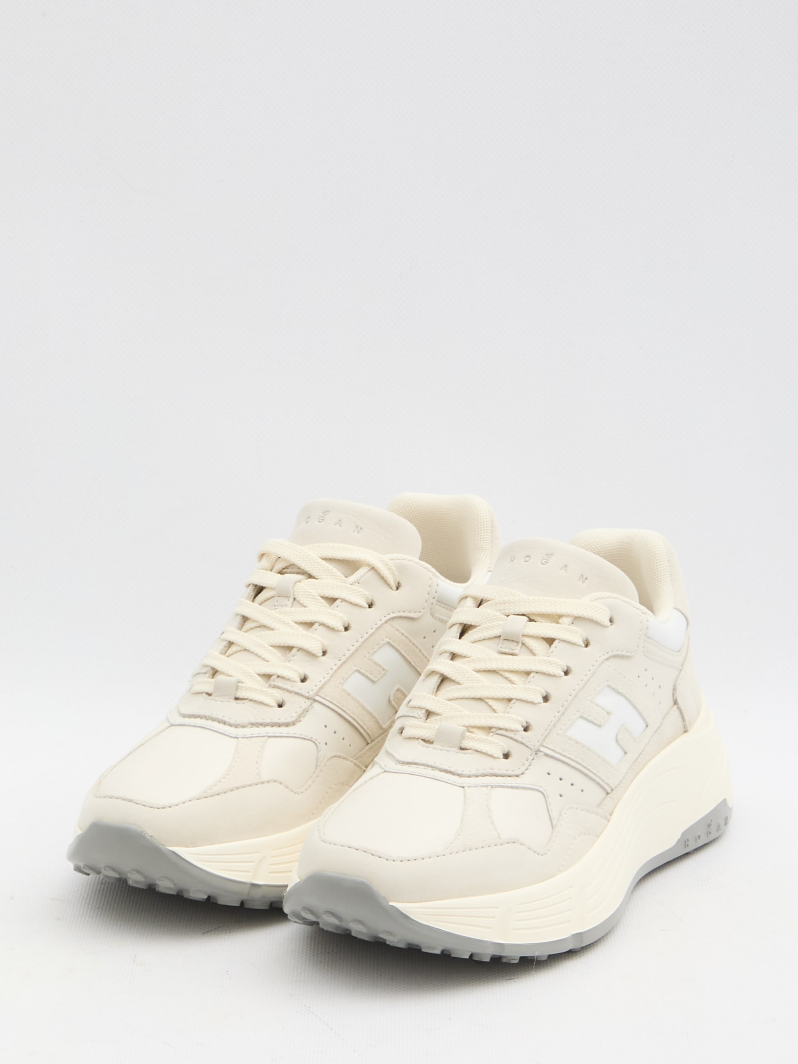 Shop Hogan H669 Sneakers In White