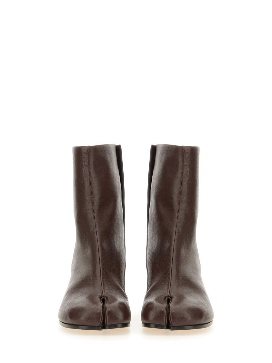 Shop Maison Margiela Tabi Boot In Brown