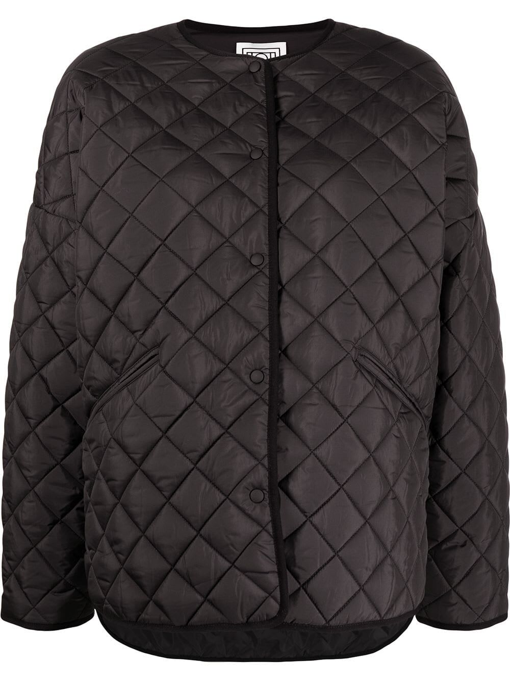 Shop Totême Quilted Jacket In Black