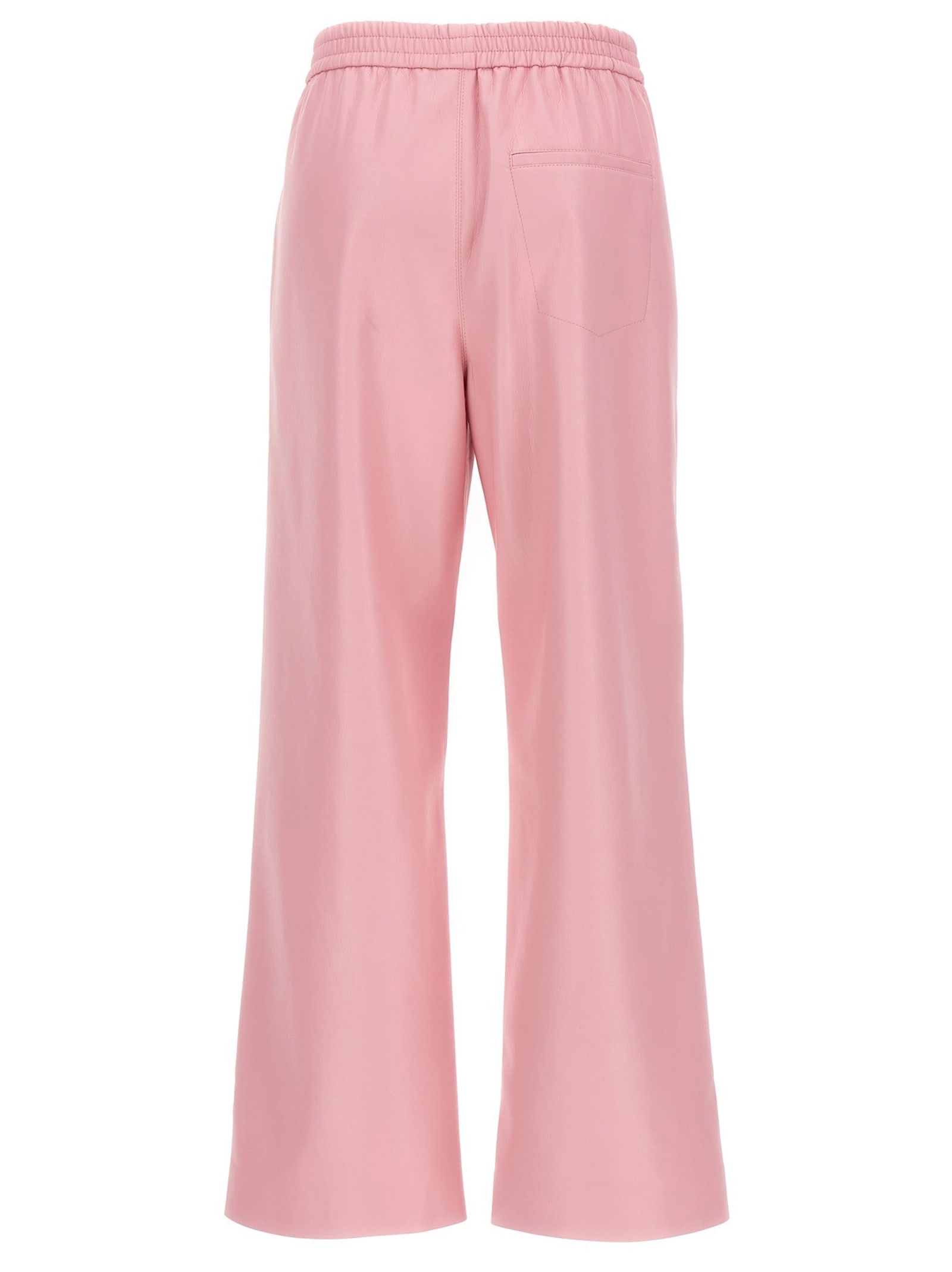 Shop Nanushka Lorca Pants In Pink