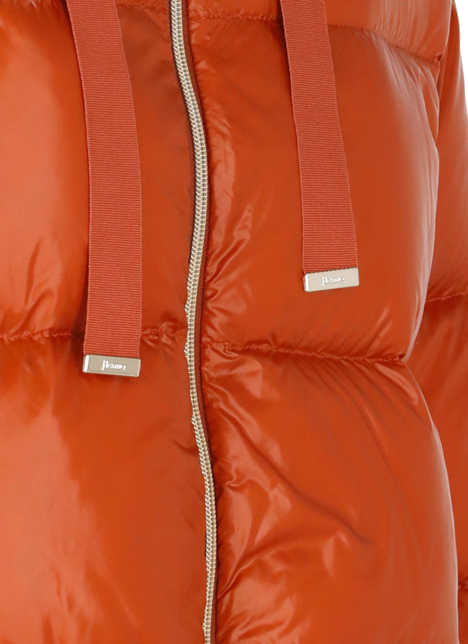 Herno Down Jacket In Orange