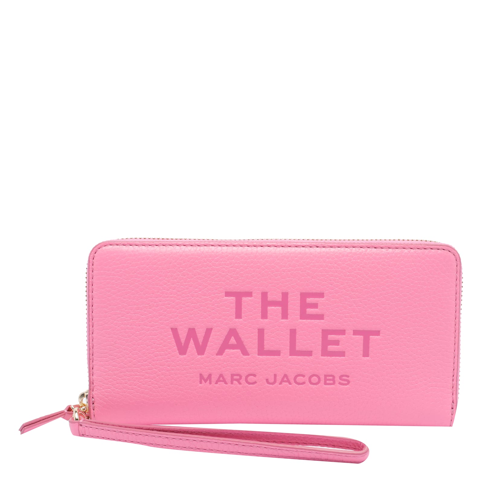 Marc Jacobs Bow Continental Wallet With Wrist Strap In Pink
