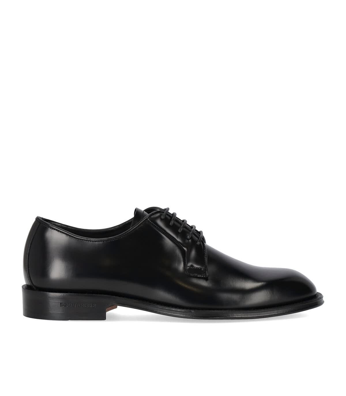 Dsquared2 D2 Classic Derby Shoes In Nero