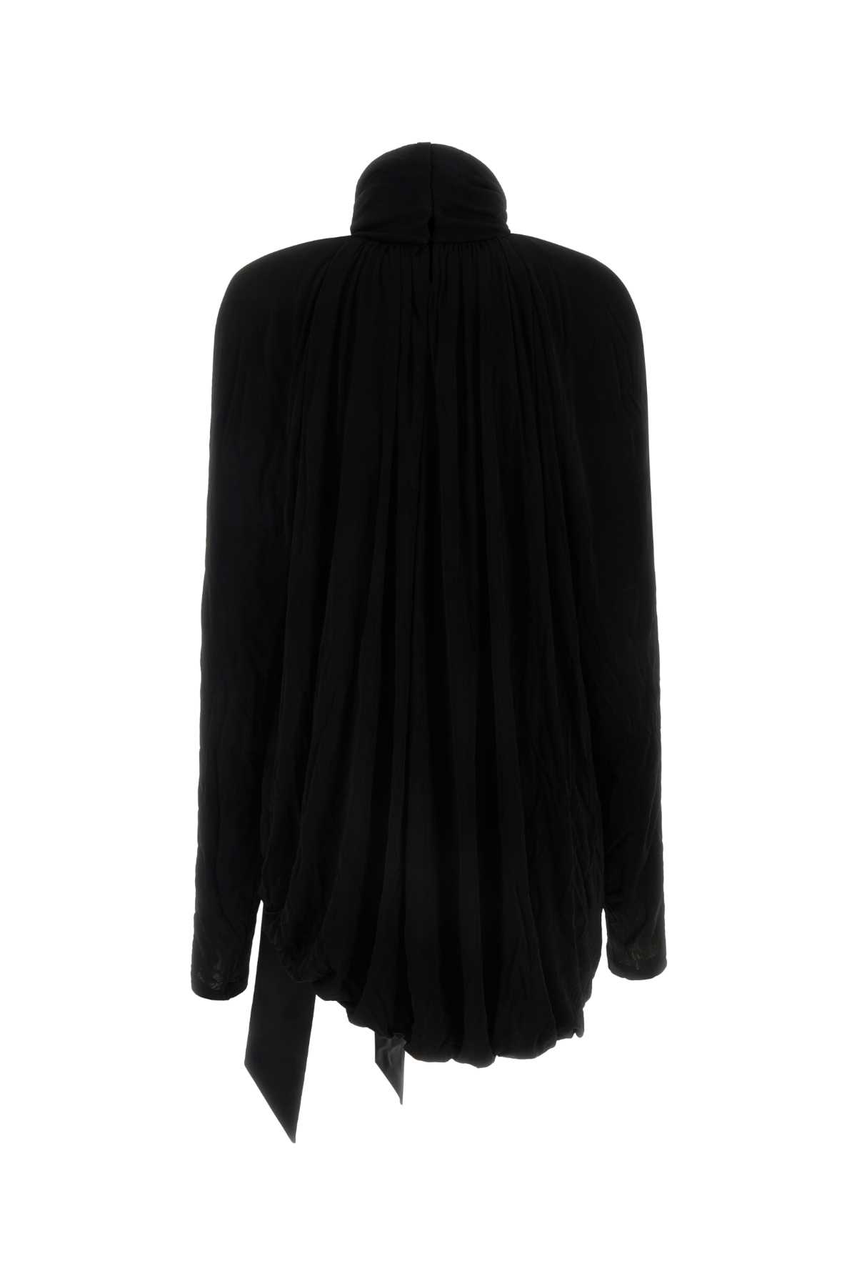 Shop Saint Laurent Black Viscose Blouse In Noir