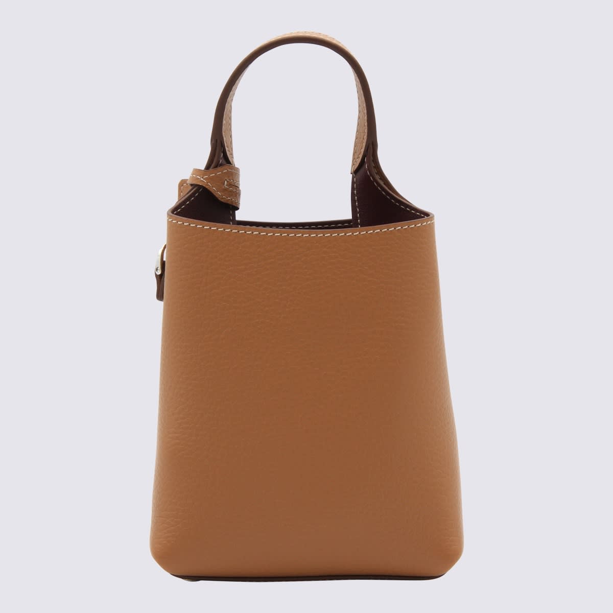 Shop Tod's Brown Leather Handle Bag