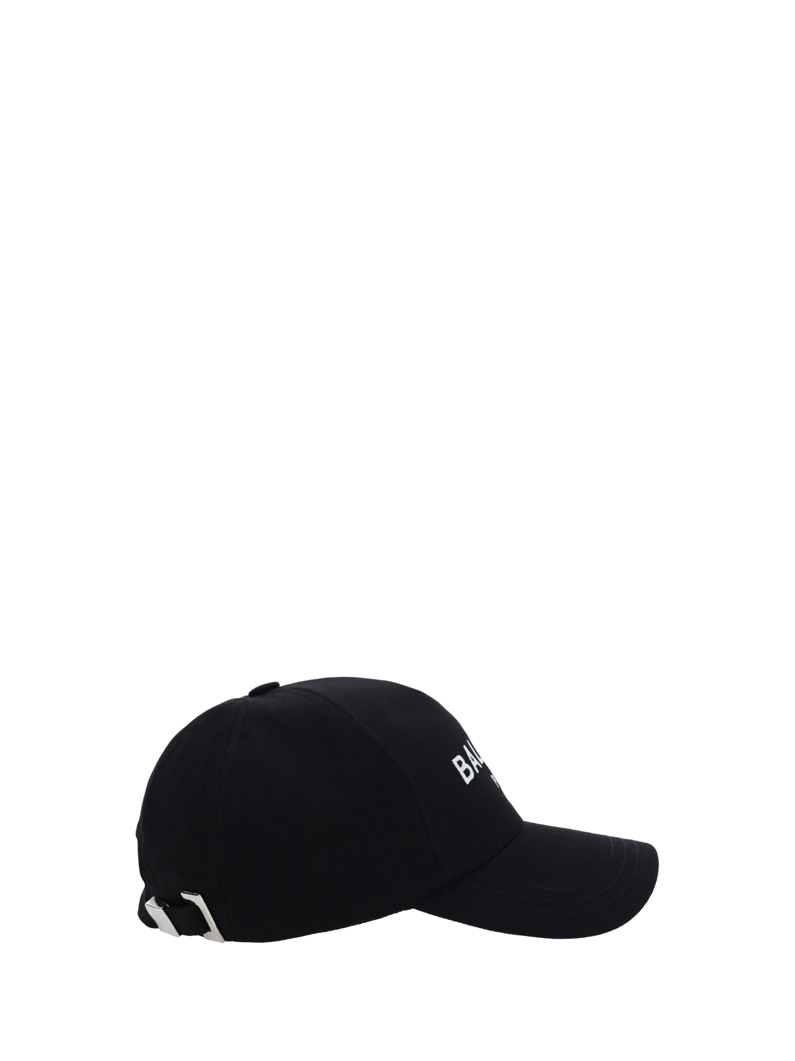Shop Balmain Baseball Cap In Black