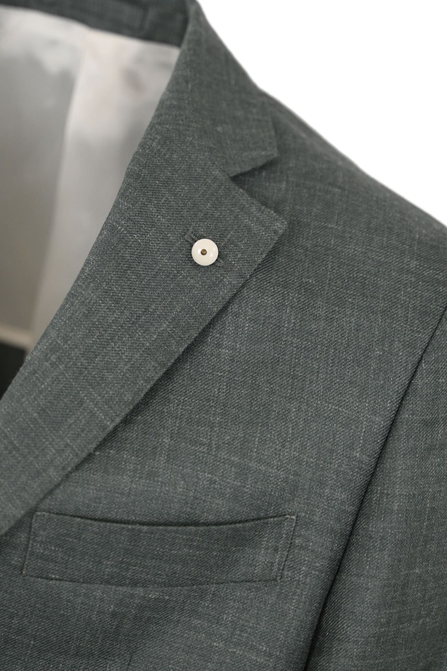 L.b.m 1911 Wool And Silk Jacket In Verde