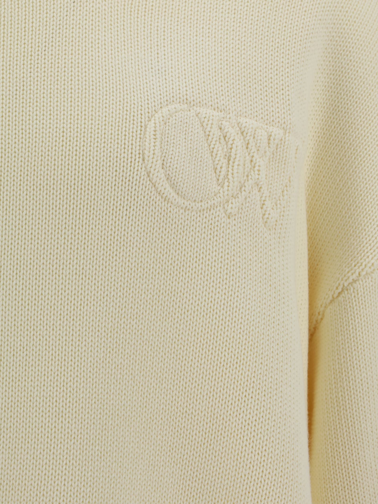 Shop Off-white Sweater In Cream Cream