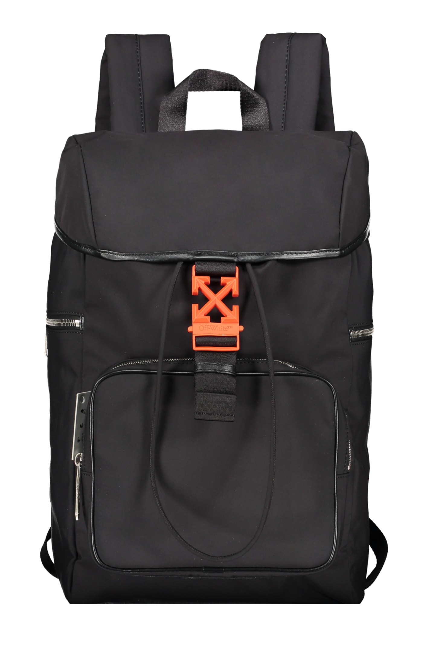 Shop Off-white Arrow Nylon Backpack In Black