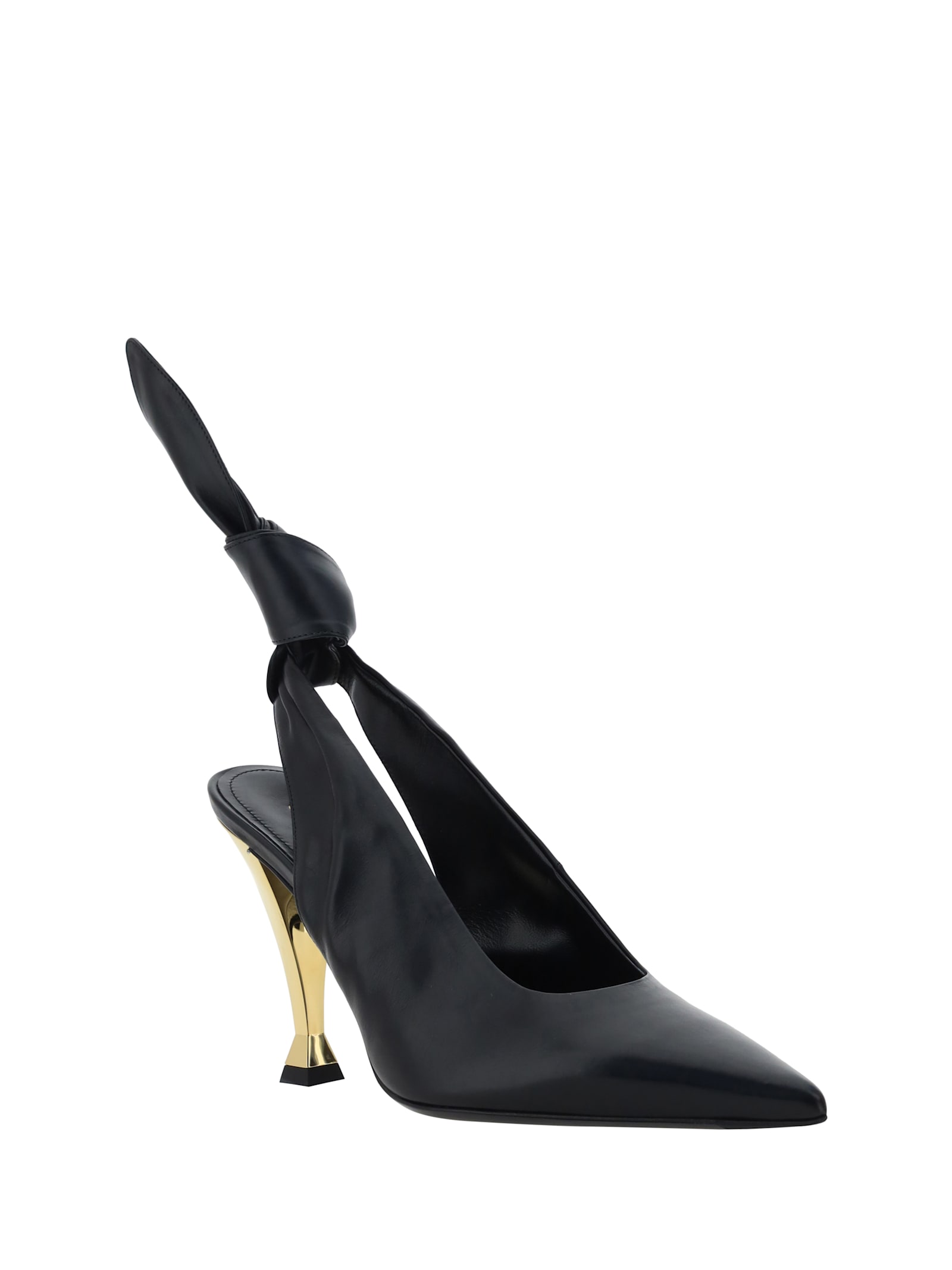 Shop Givenchy Beauw Pumps In Black-golden