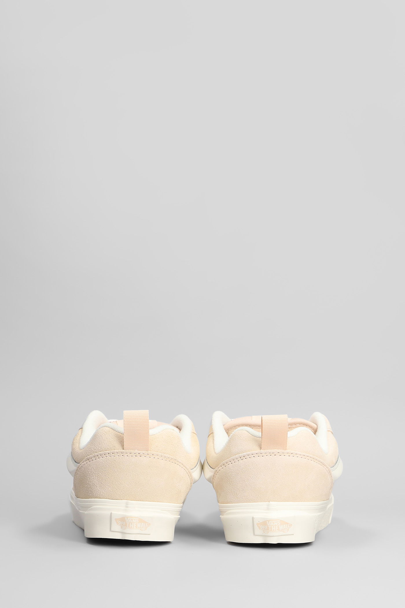Vans Knu Skool Sneakers In Rose-pink Suede In Yellow