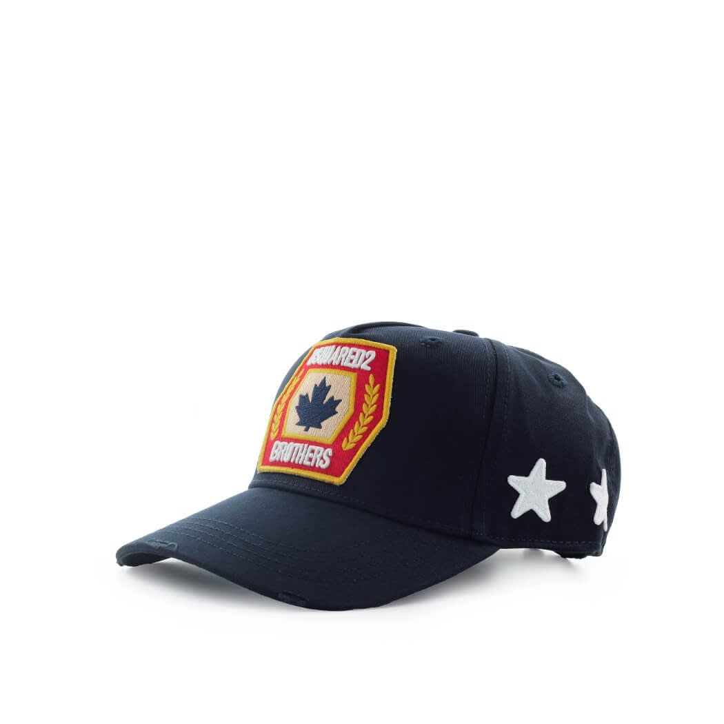 Dsquared2 D2 Navy Blue Baseball Cap