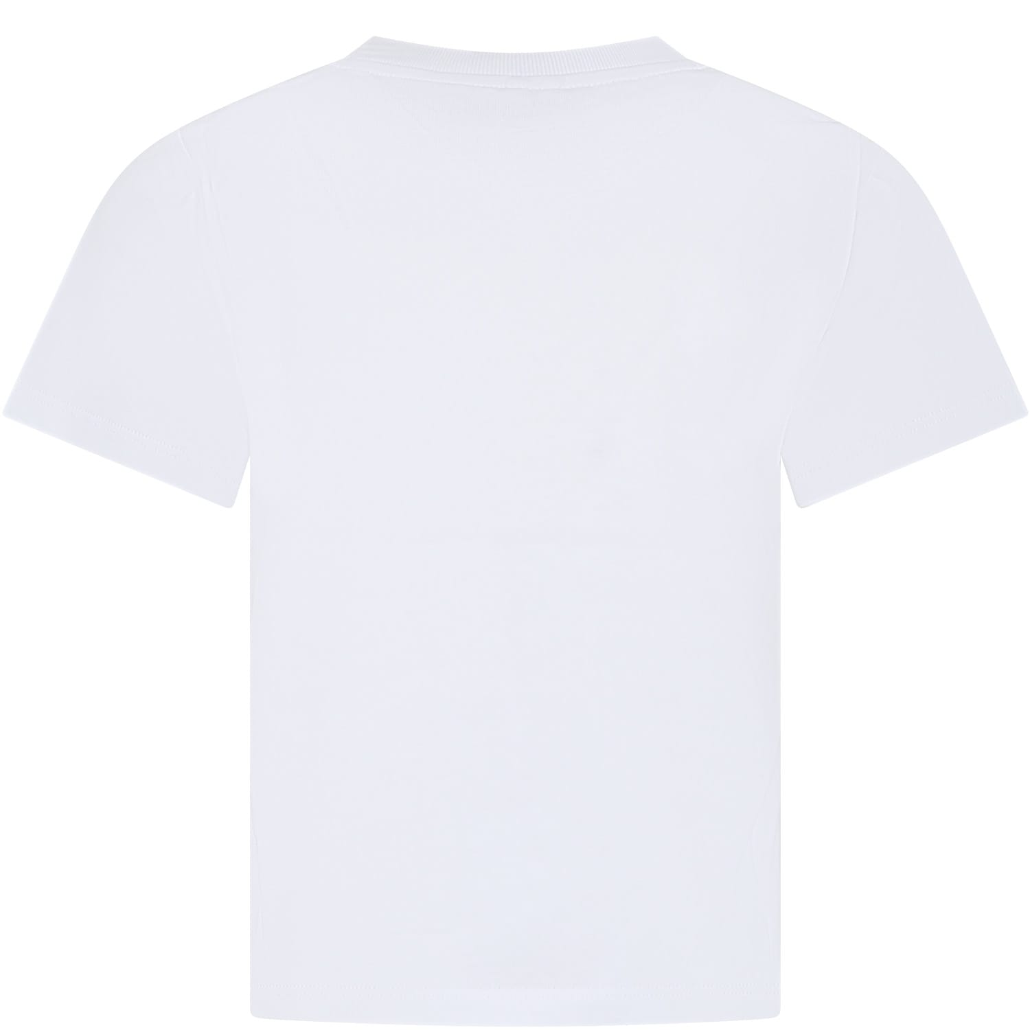 Stella Mccartney White T-shirt For Boy With Print In White