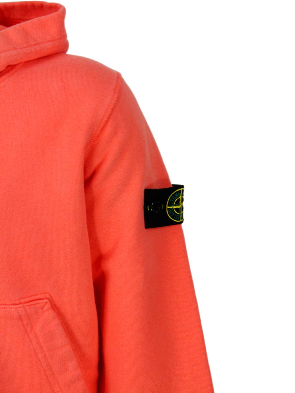 Stone Island Sweater In Orange
