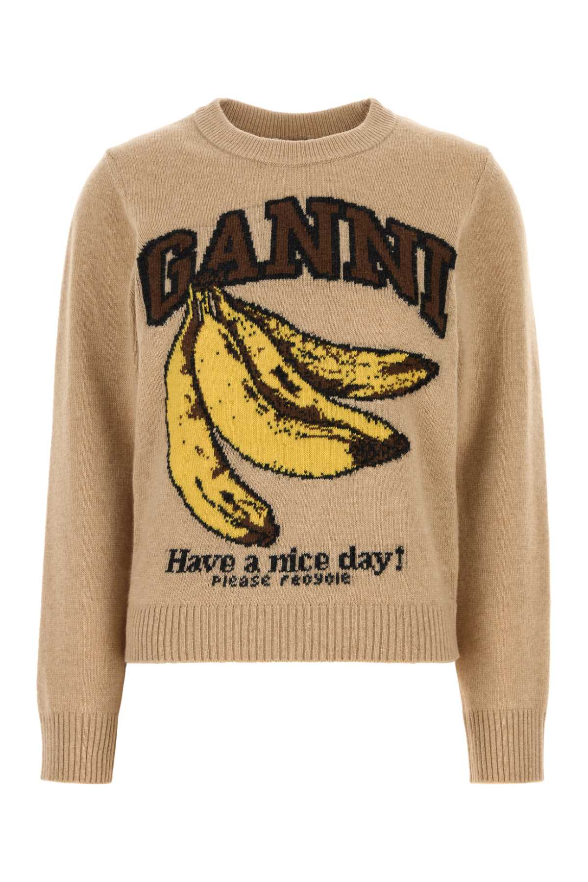 Burberry Cappuccino Wool Blend Sweater