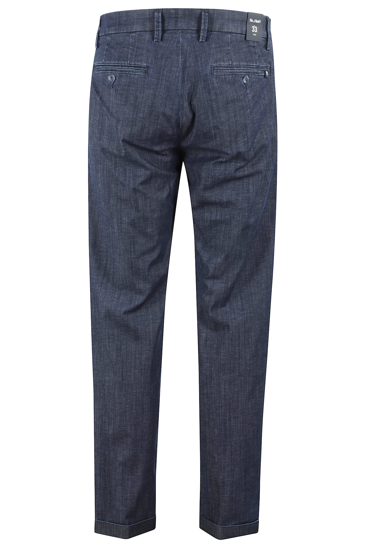 Re-hash Belt Loops Slacks In Blue