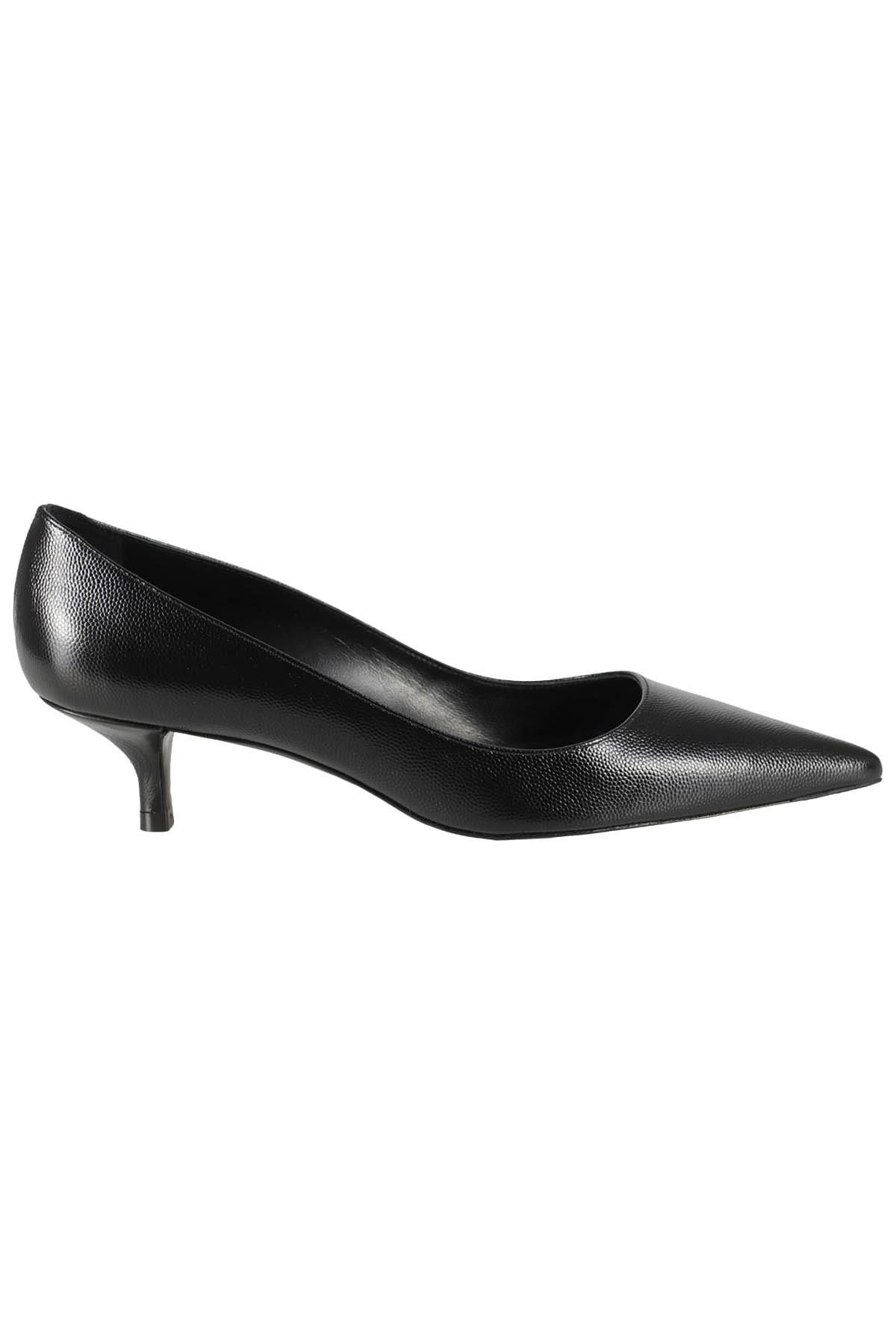 Stuart Weitzman Stuart Kitten Pump In Blk Black