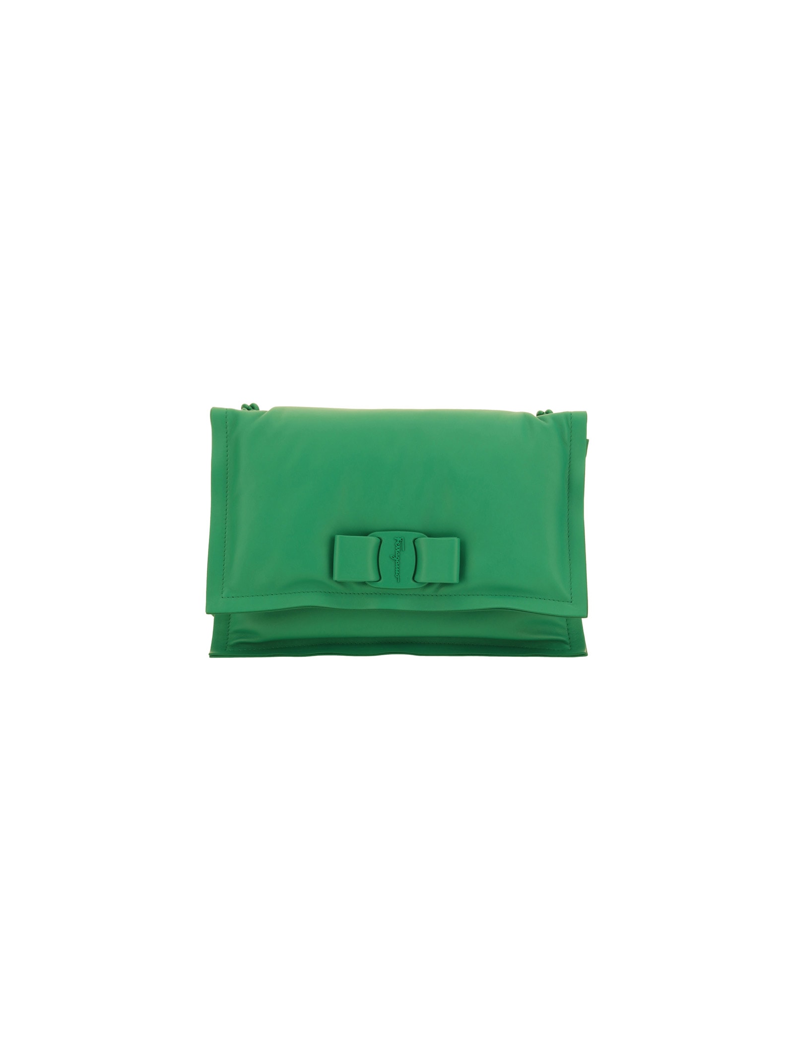 Ferragamo Viva Shoulder Bag In Green