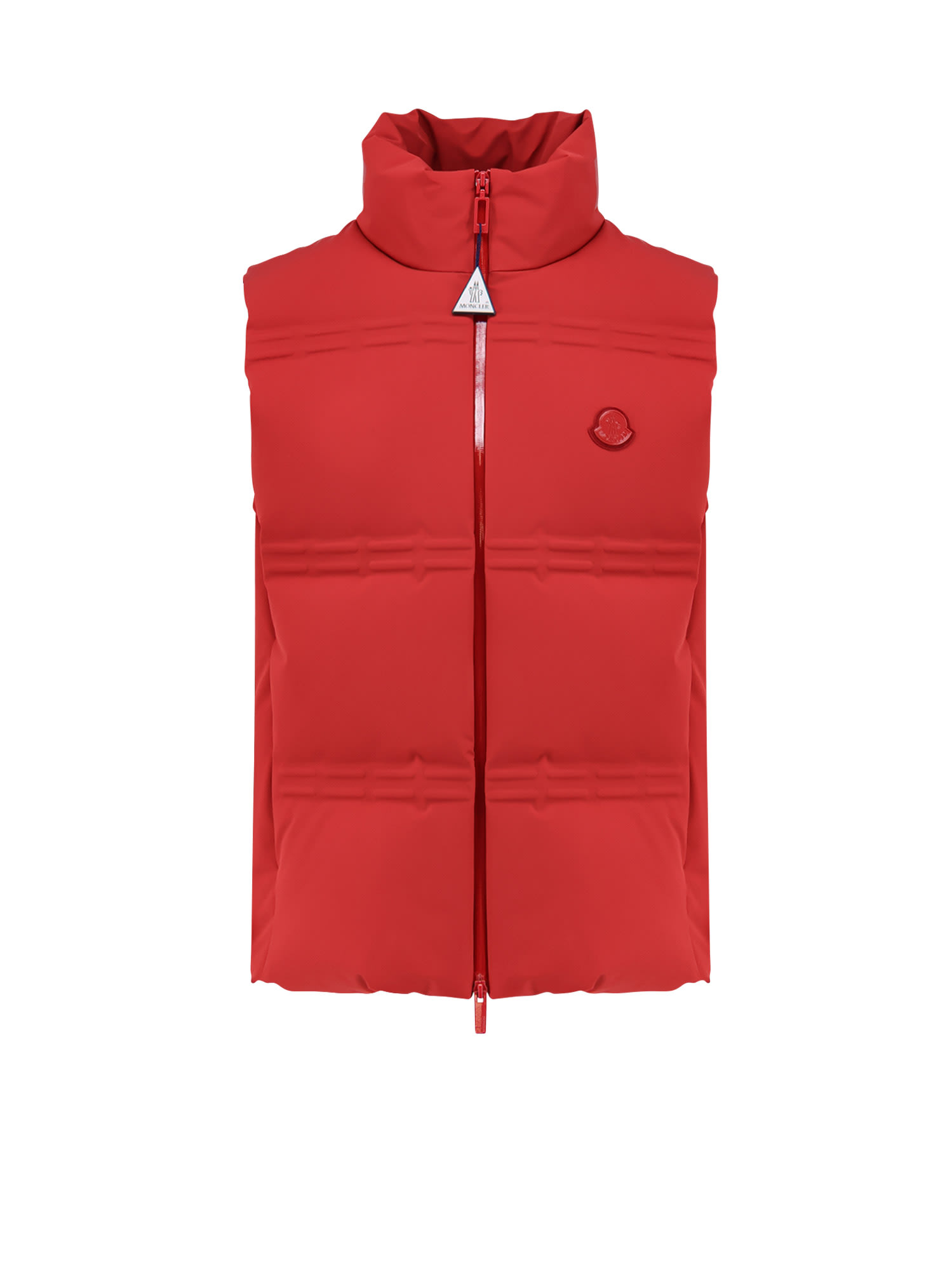 Moncler Genius Sparky 1 Moncler Asap Rocky Sleeveless Down Jacket In Red