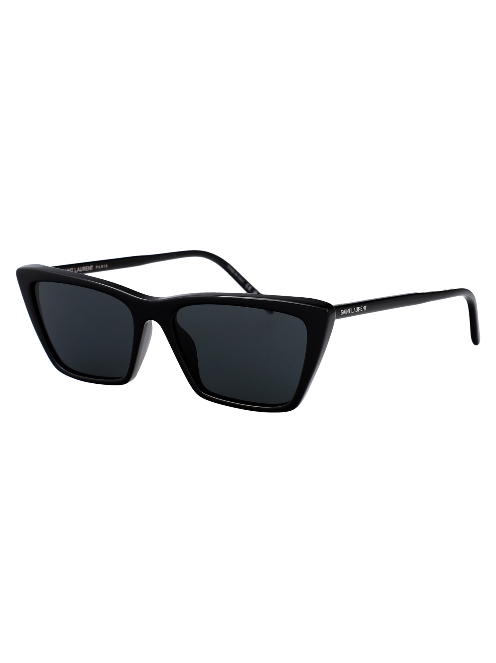 Saint Laurent Sl 737 Mica Thin Sunglasses In Black