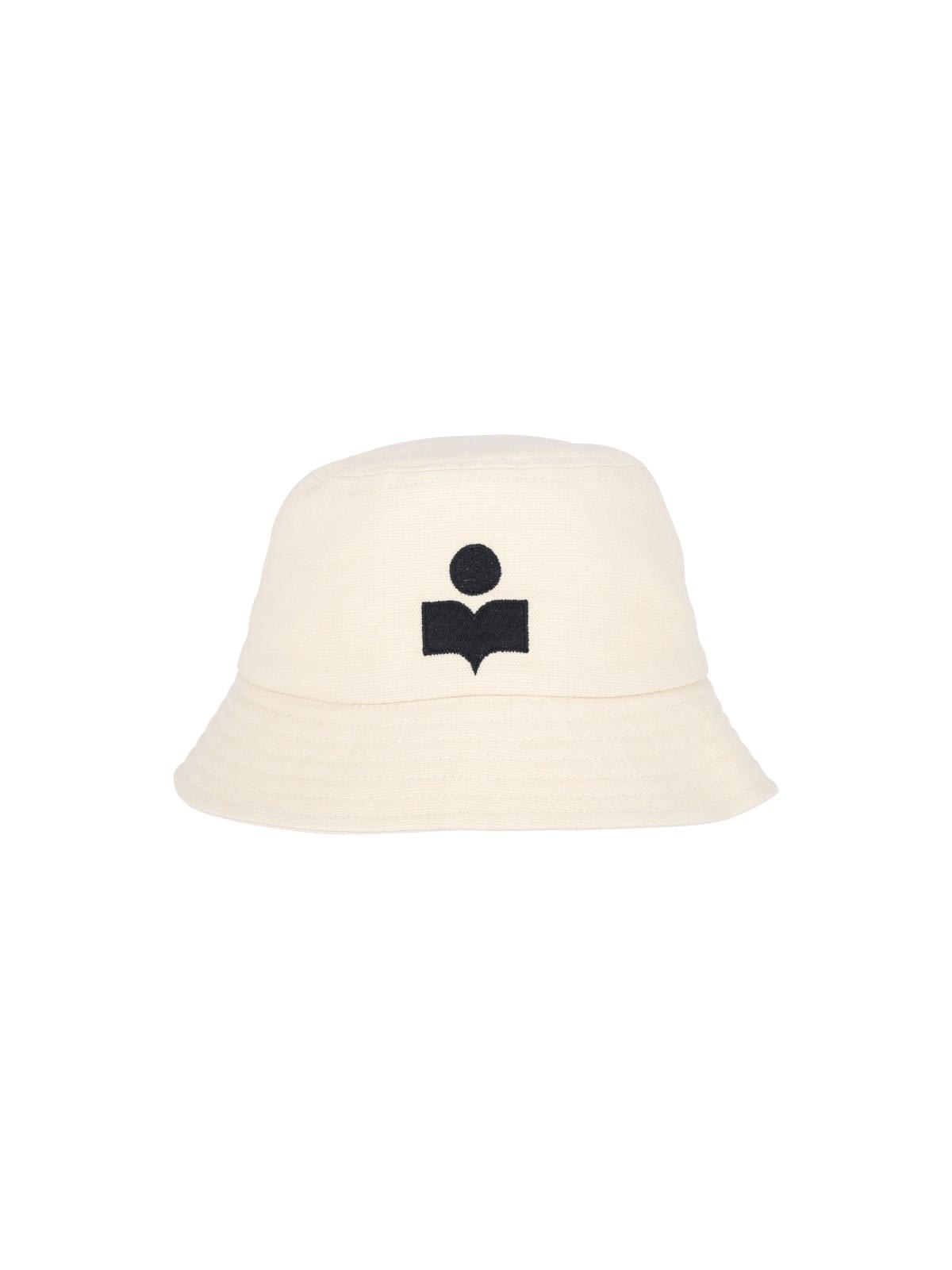 Shop Isabel Marant Logo Bucket Hat In Neutro