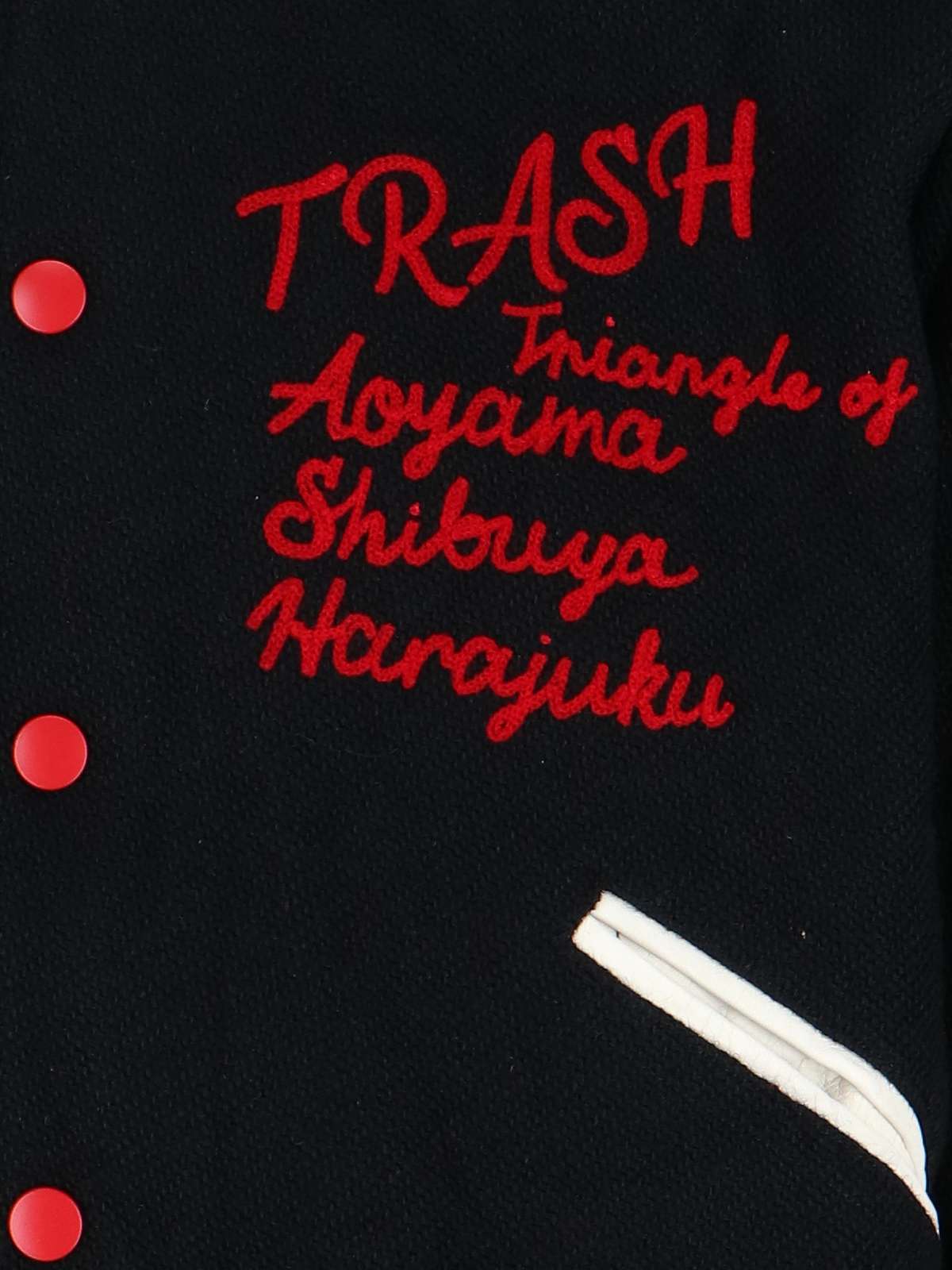 Needles Relaxed Fit Jacket Contrast Trim In Red