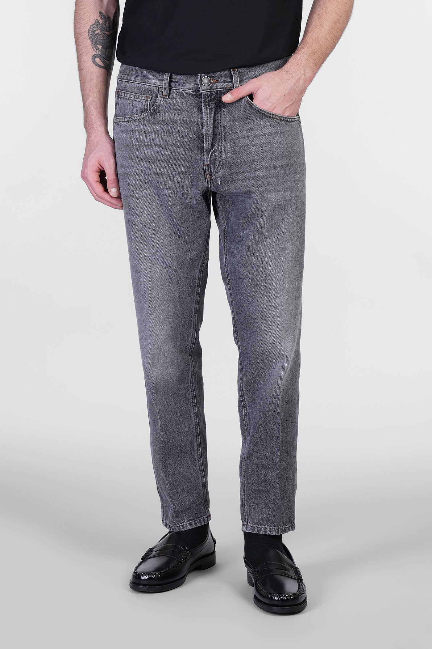 Jeans In Black Denim