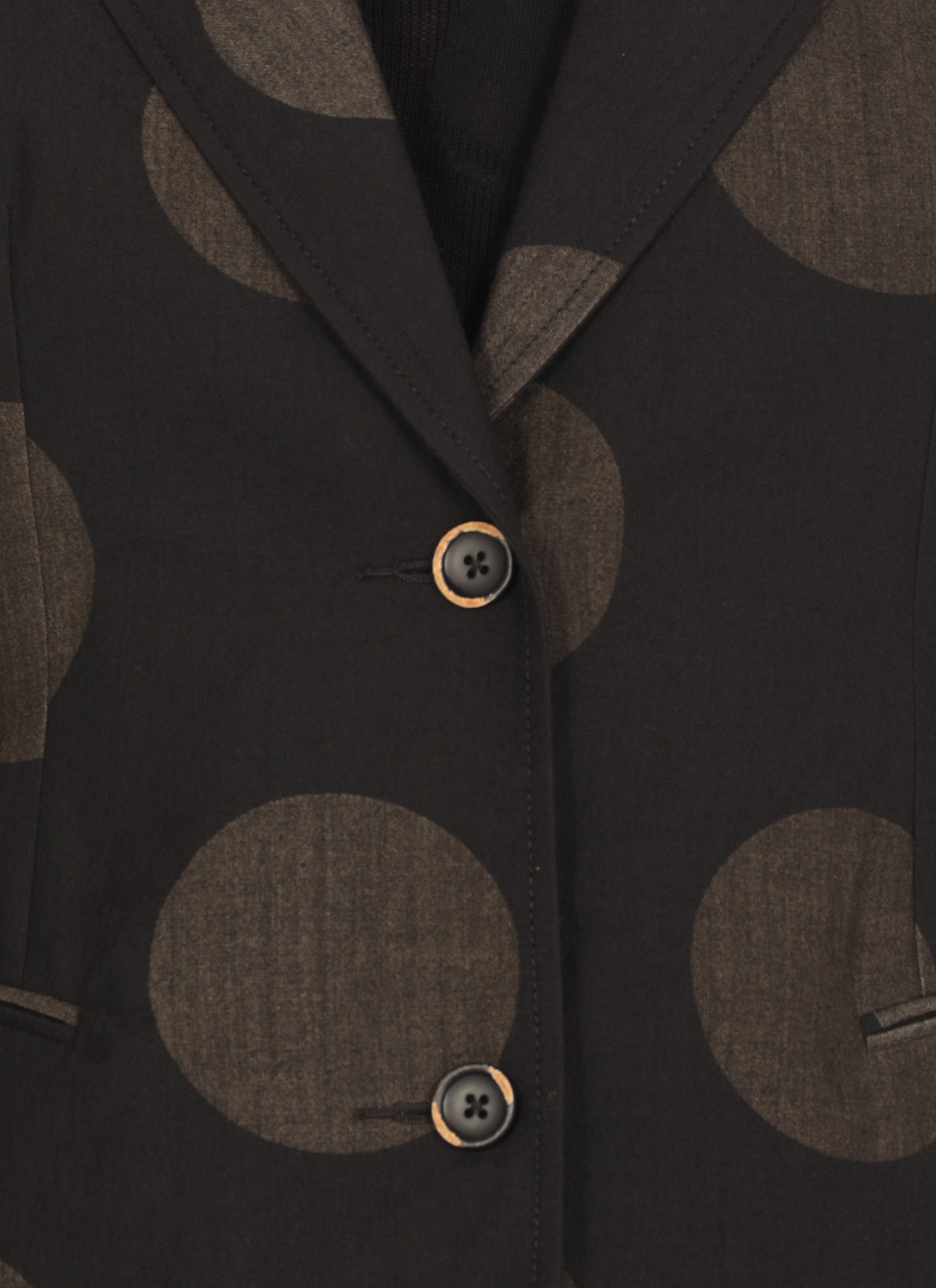 Uma Wang Kenzie Blazer In Black/neutrals