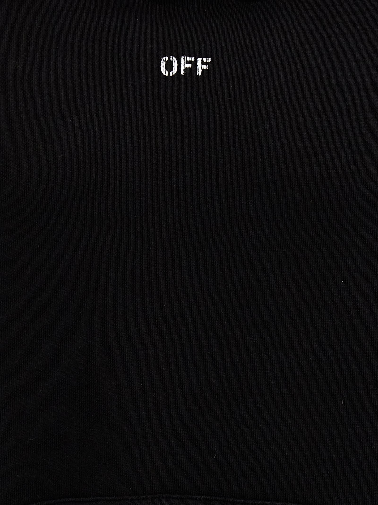 Shop Off-white Off Stamp Hoodie In Black