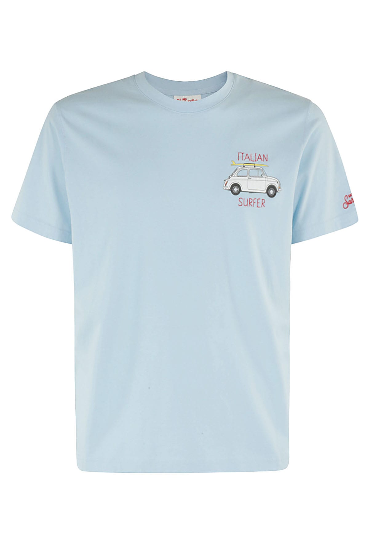 Mc2 Saint Barth Cotton Classic T Shirt In Emb