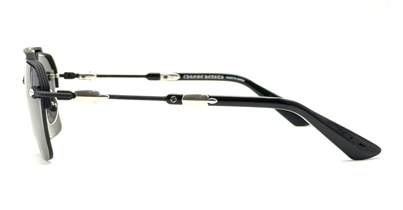 Chrome Hearts Bidi Esem - Matte Black / Black Plastic Sunglasses In Gray