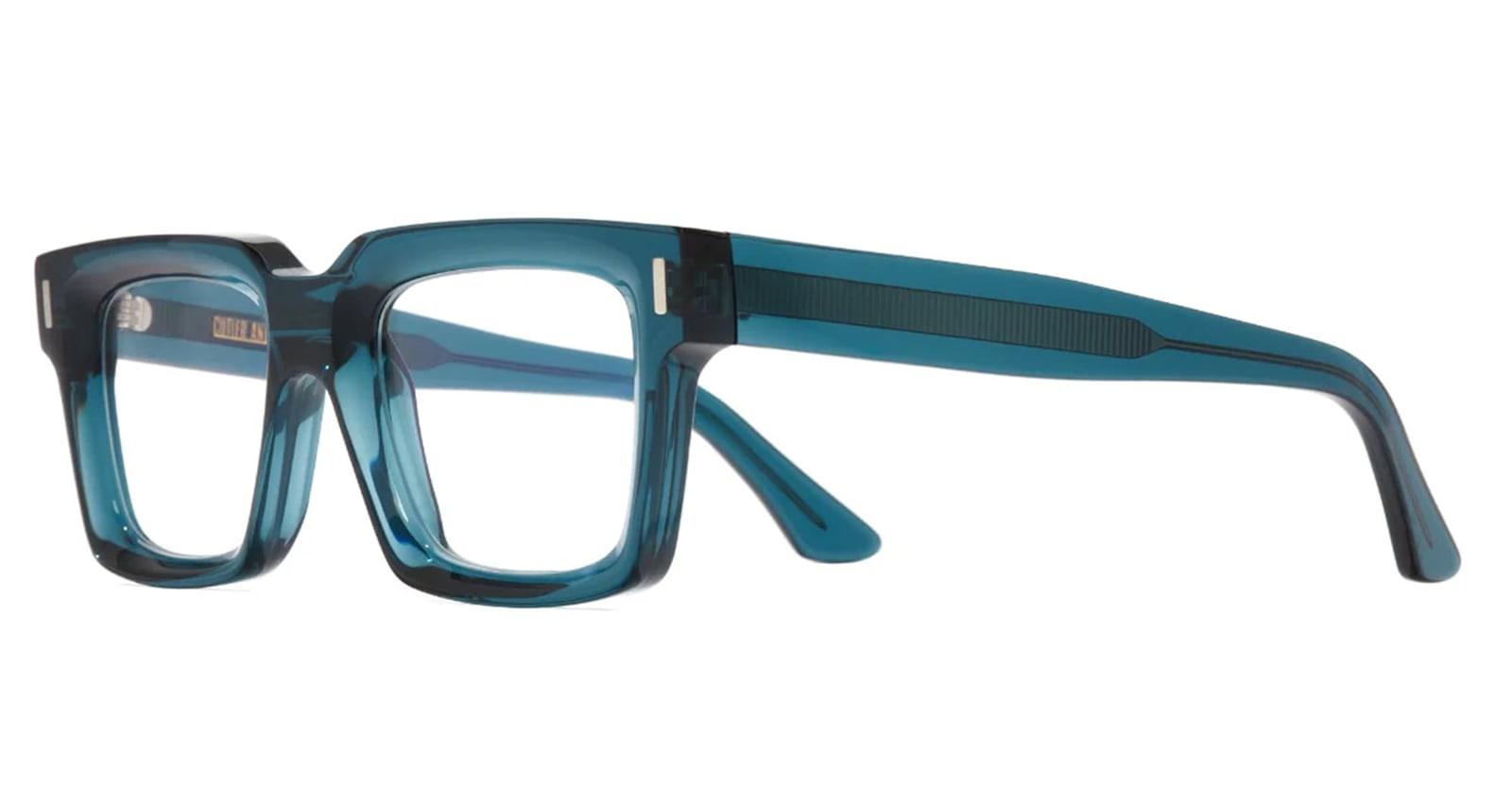 Cutler And Gross 1386 - Deep Teal Rx Glasses In Blue