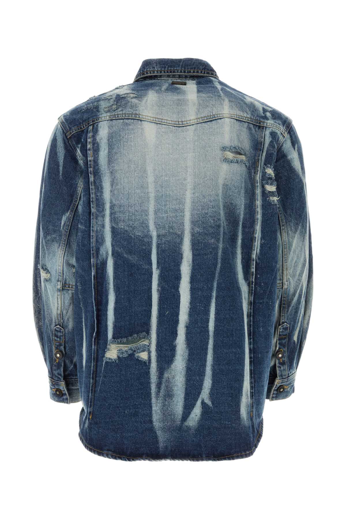 Shop Ader Error Denim Jacket In Blue