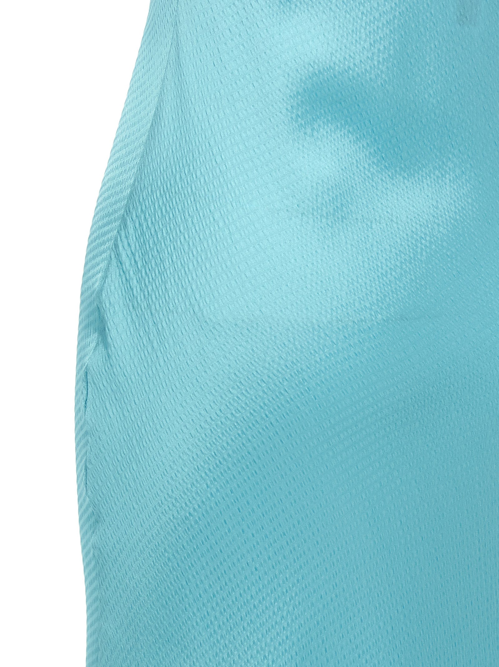 Shop Twinset Satin Dress In Light Blue