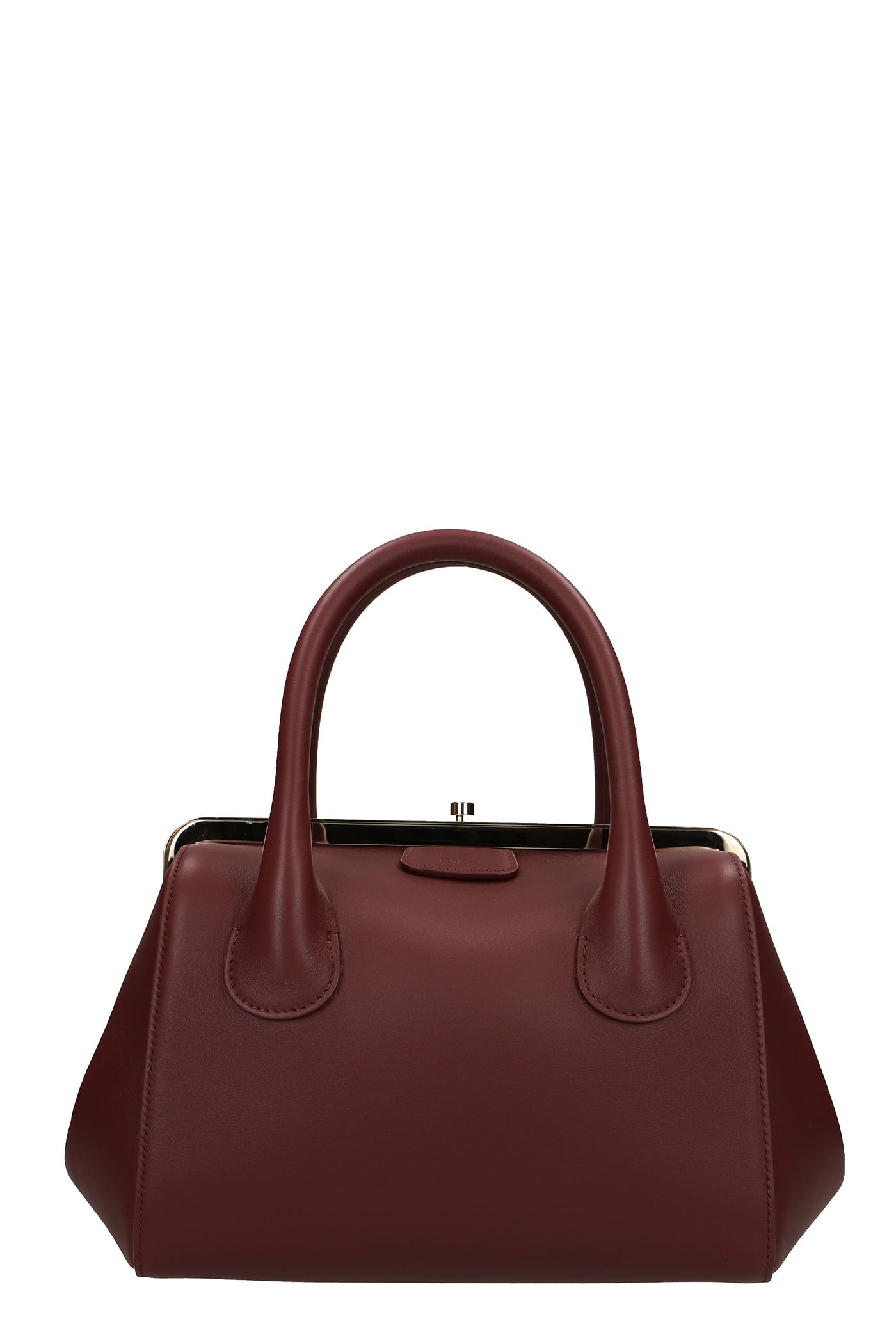 Chloé Joyce Hand Bag In Bordeaux Leather | ModeSens