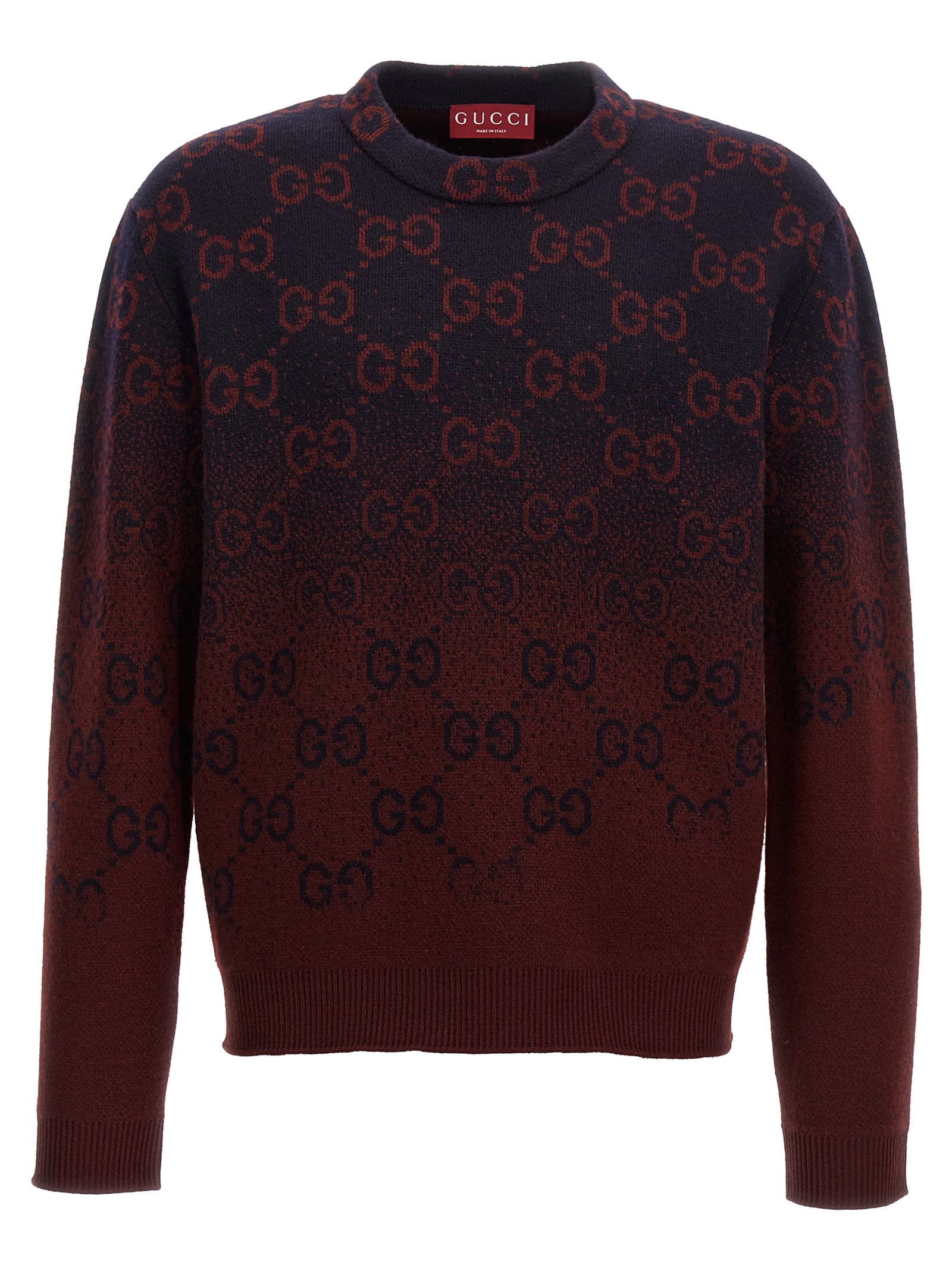 Shop Gucci Gg Degradé Sweater In Multicolor