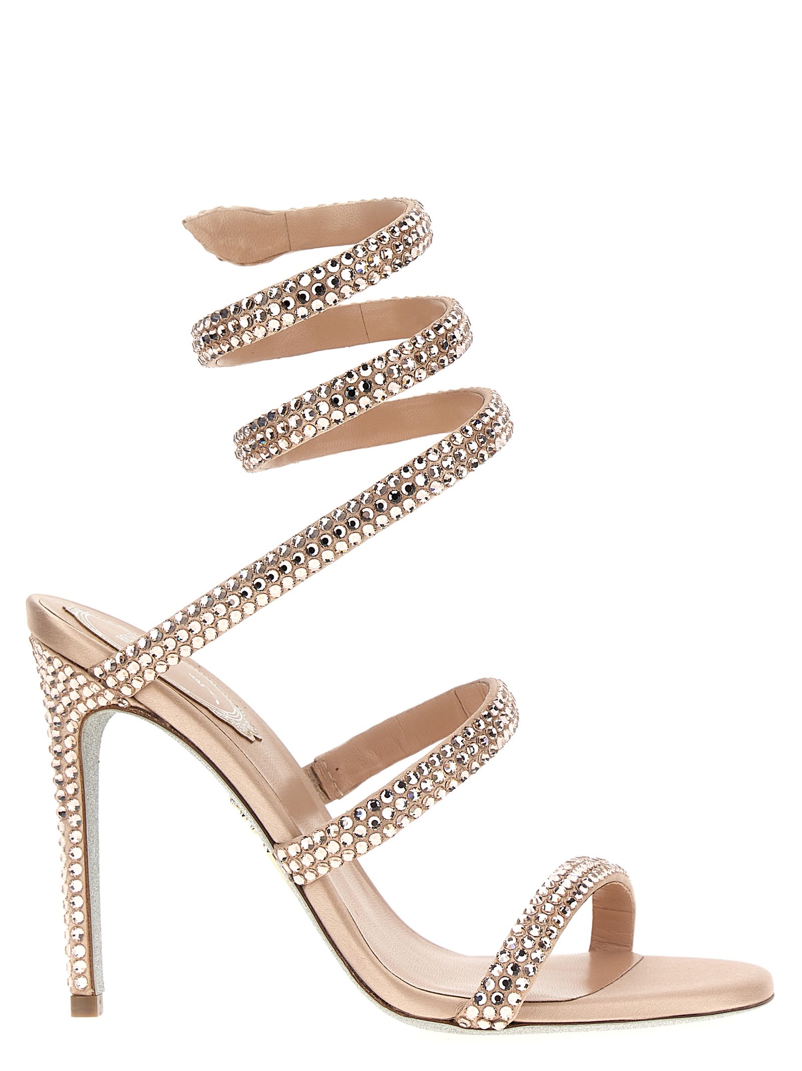 Shop René Caovilla Cleo Sandals In Pink