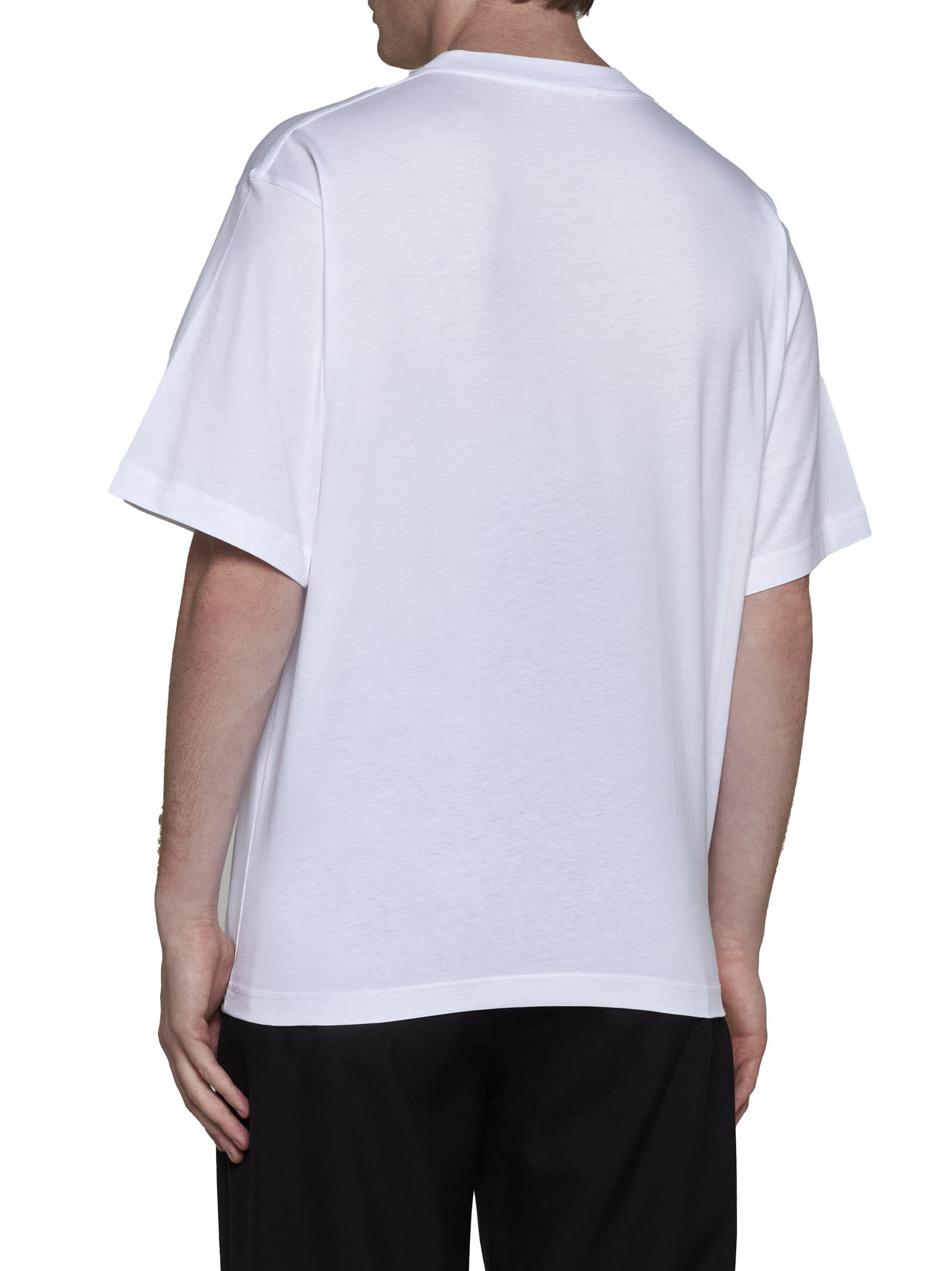 Shop Marni T-shirt In Lily White