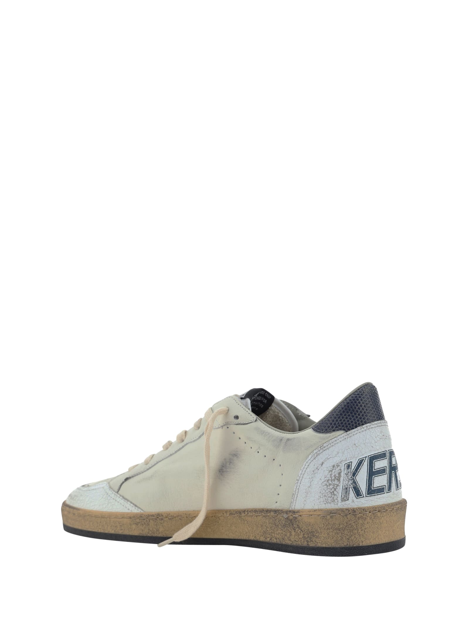 Shop Golden Goose Ball Star Sneakers In White