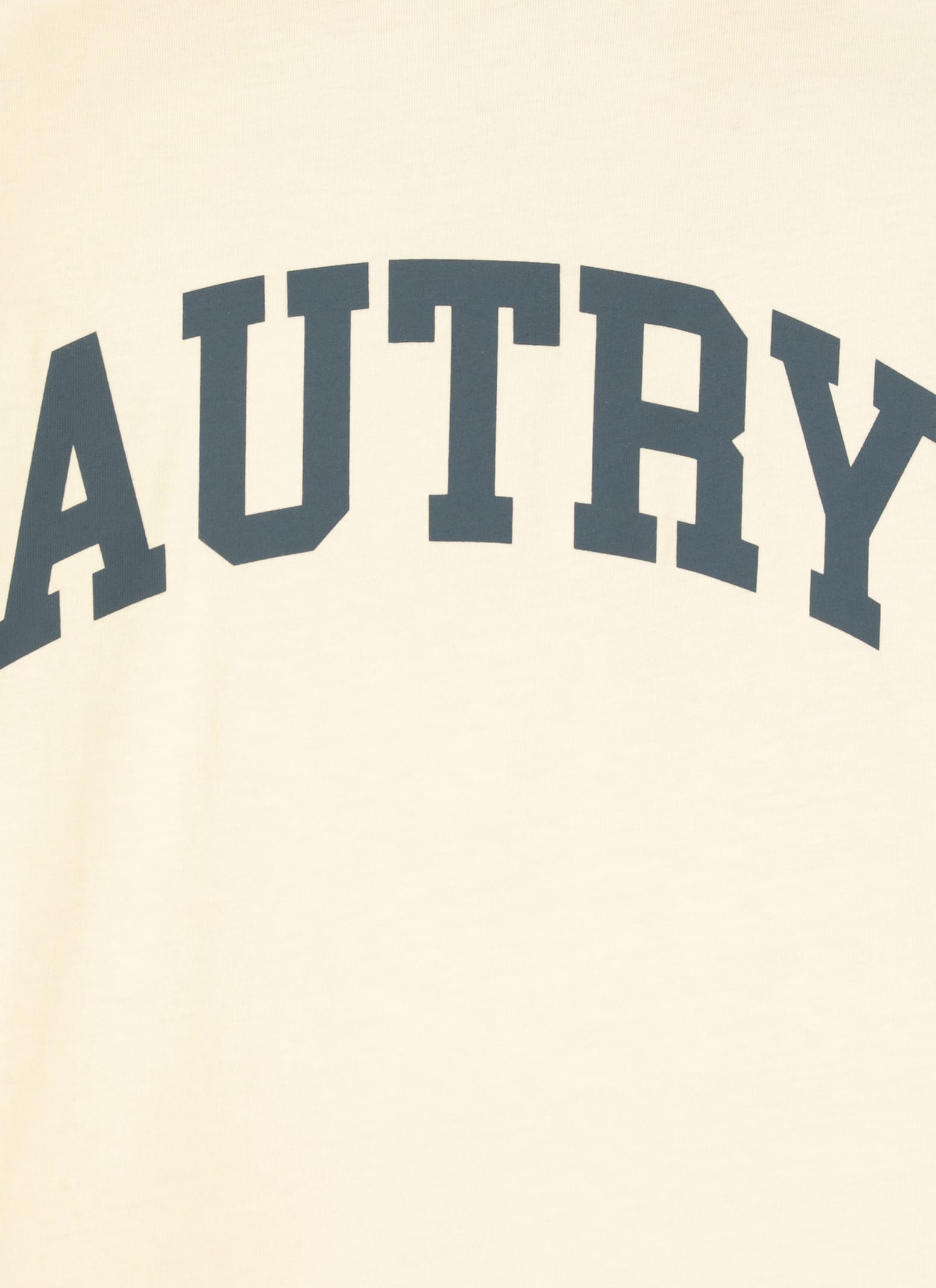 Autry Short Sleeves Contrasting Color In White