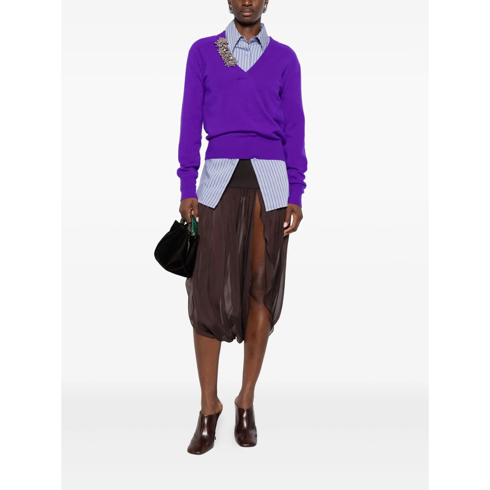 Dries Van Noten Sweater In Purple