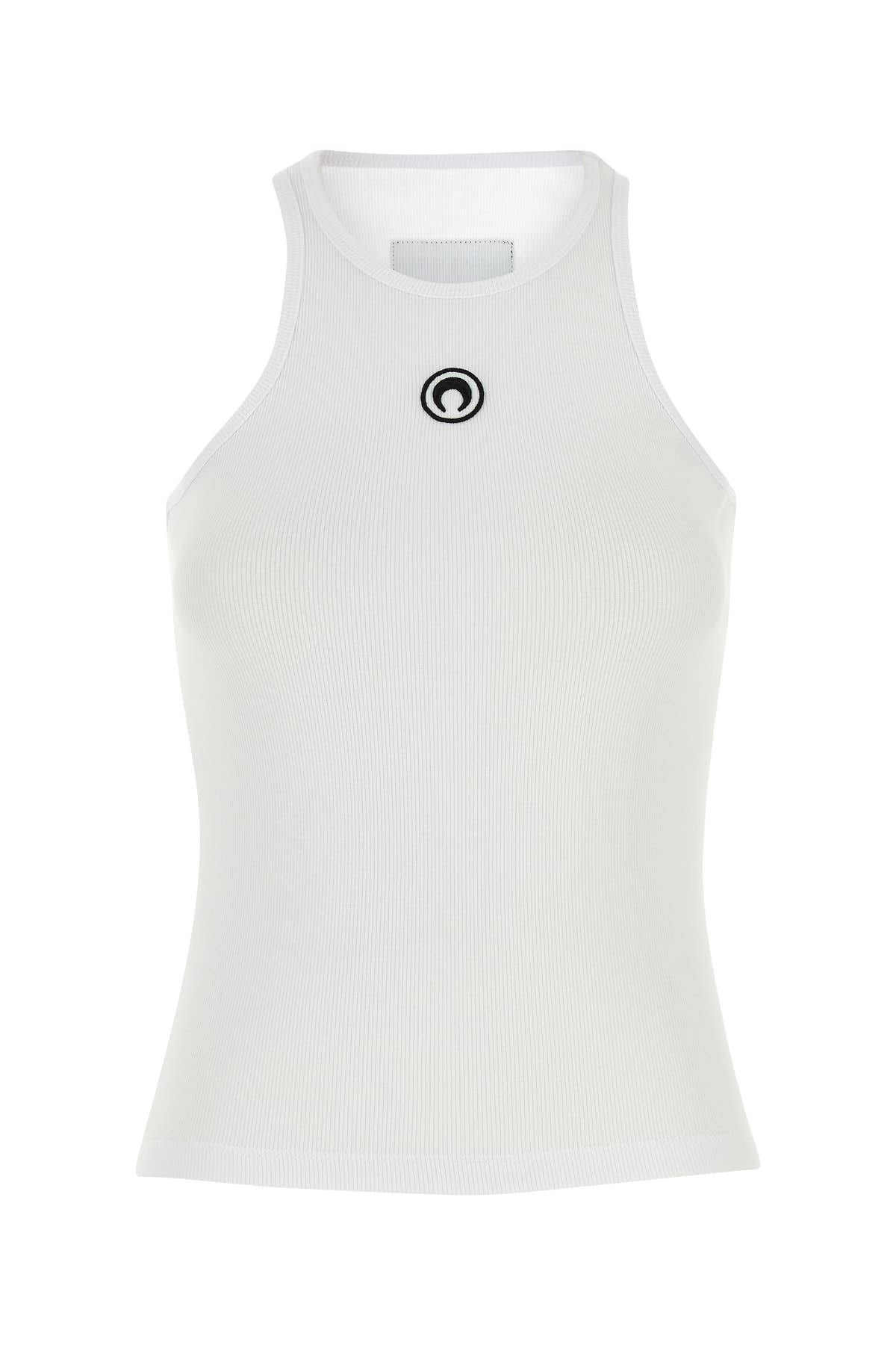 Moon Logo Ribbed Jersey Tank Top