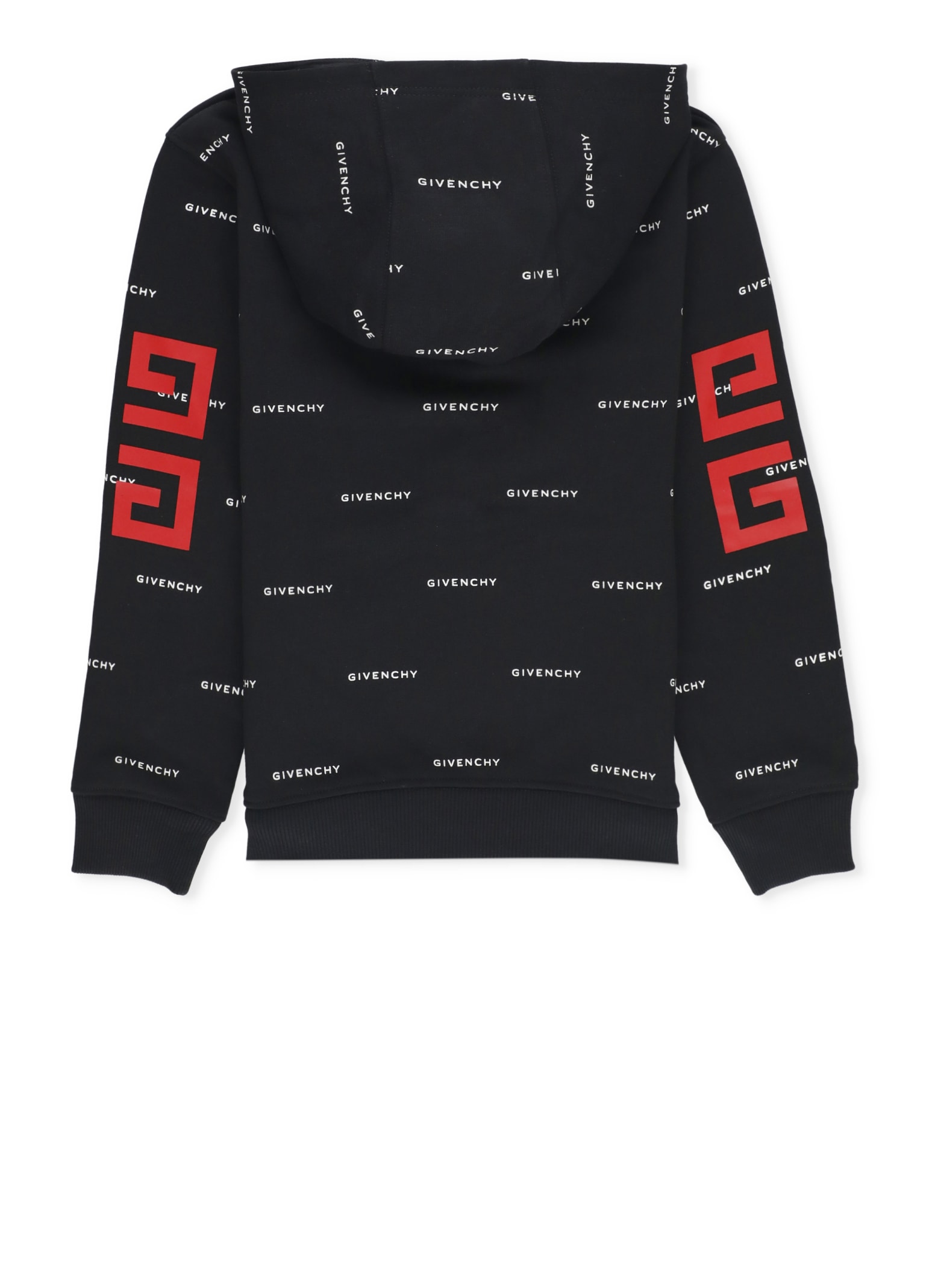 Shop Givenchy Hoodie With Logo In Black