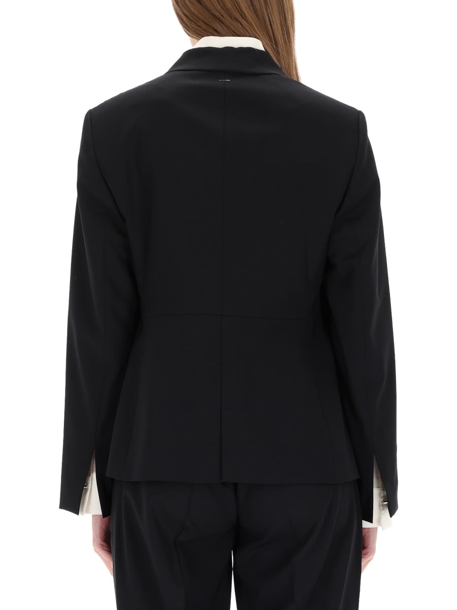 Hugo Boss Single-breasted Blazer In Black
