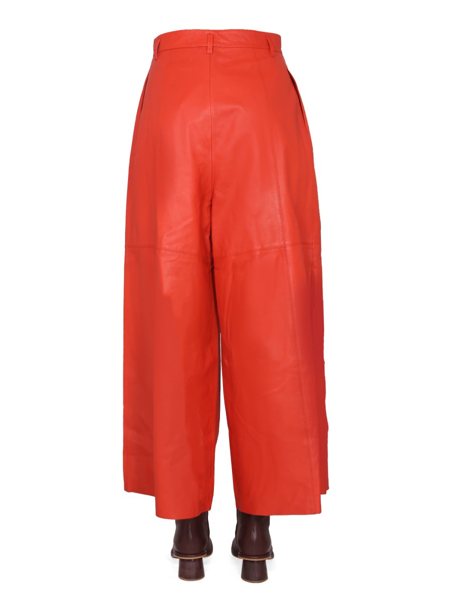 Shop Alysi Wide Pants In Red