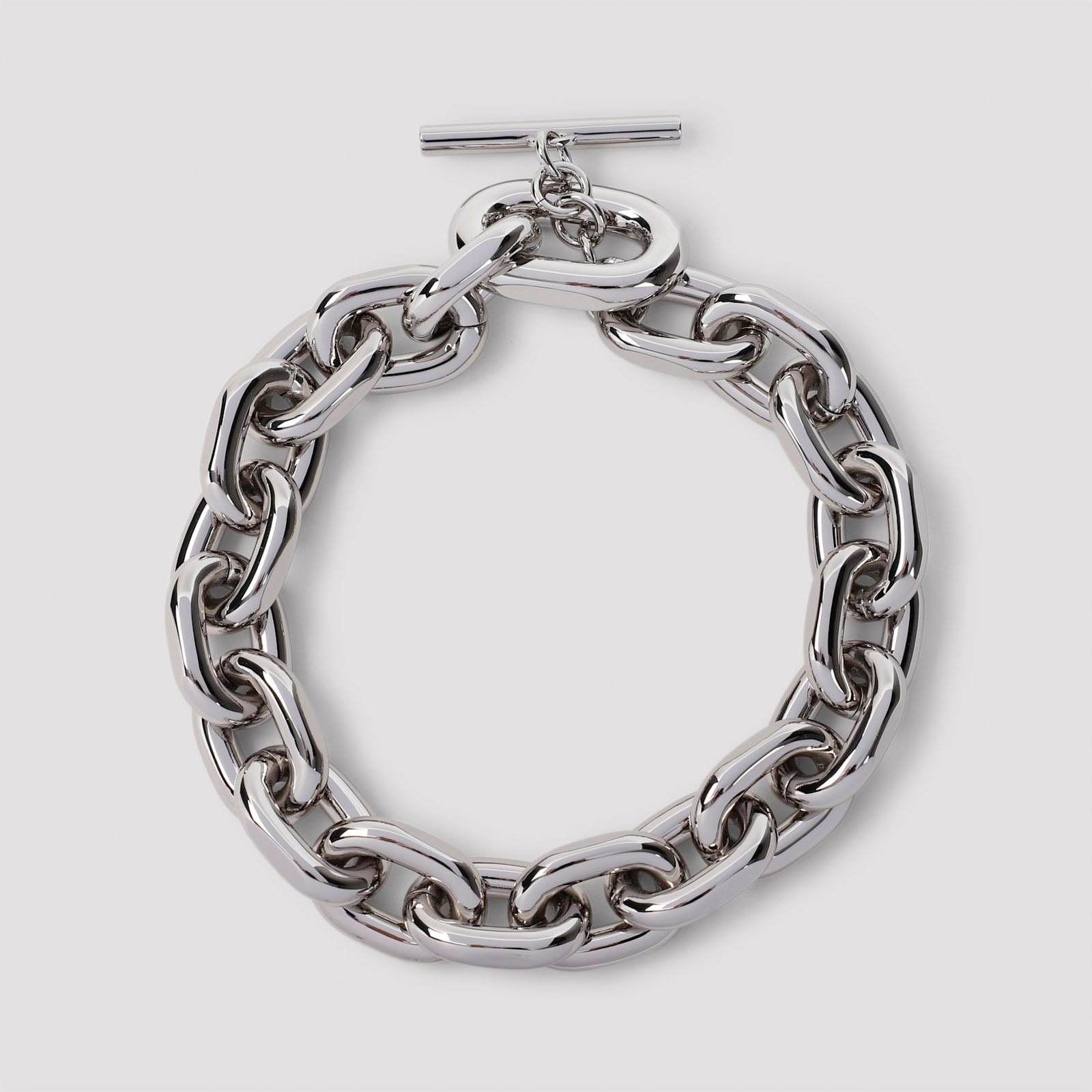 Shop Rabanne Xl Link Necklace In Silver