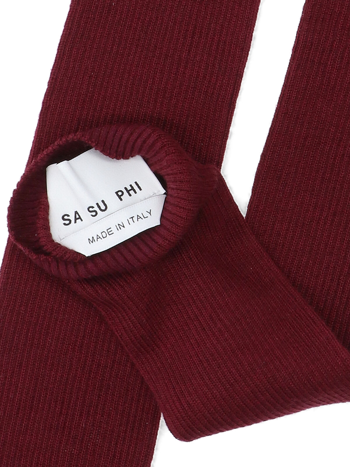 Sa Su Phi Silk And Cashmere Gloves In Burgundy